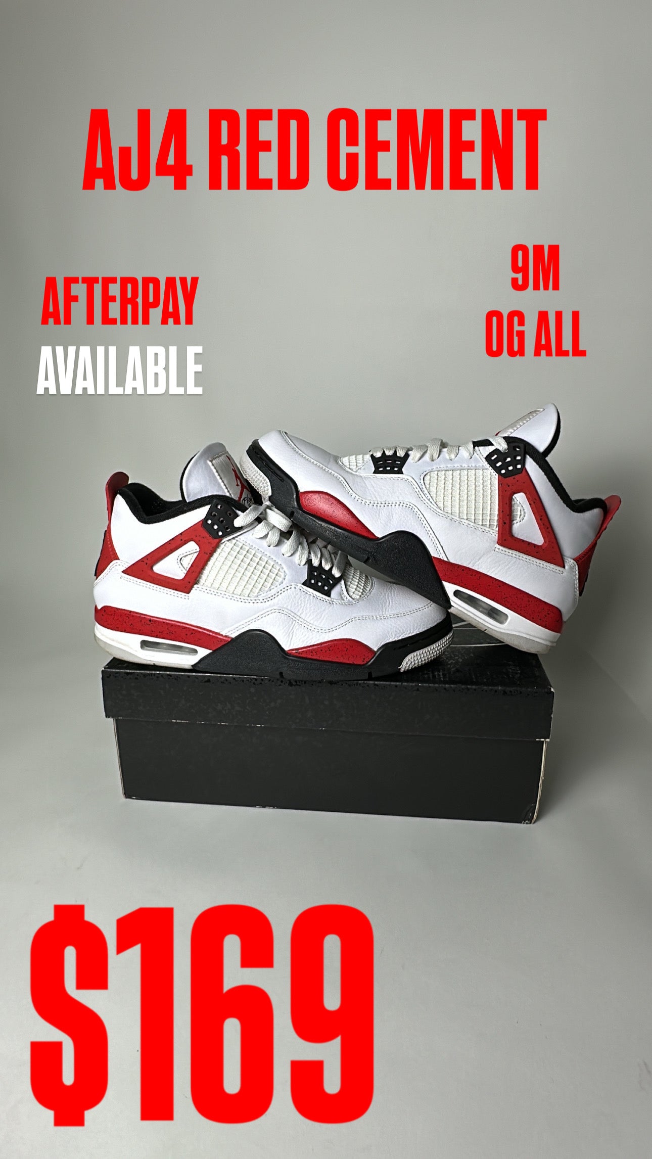 AJ4 RED CEMENT 9M