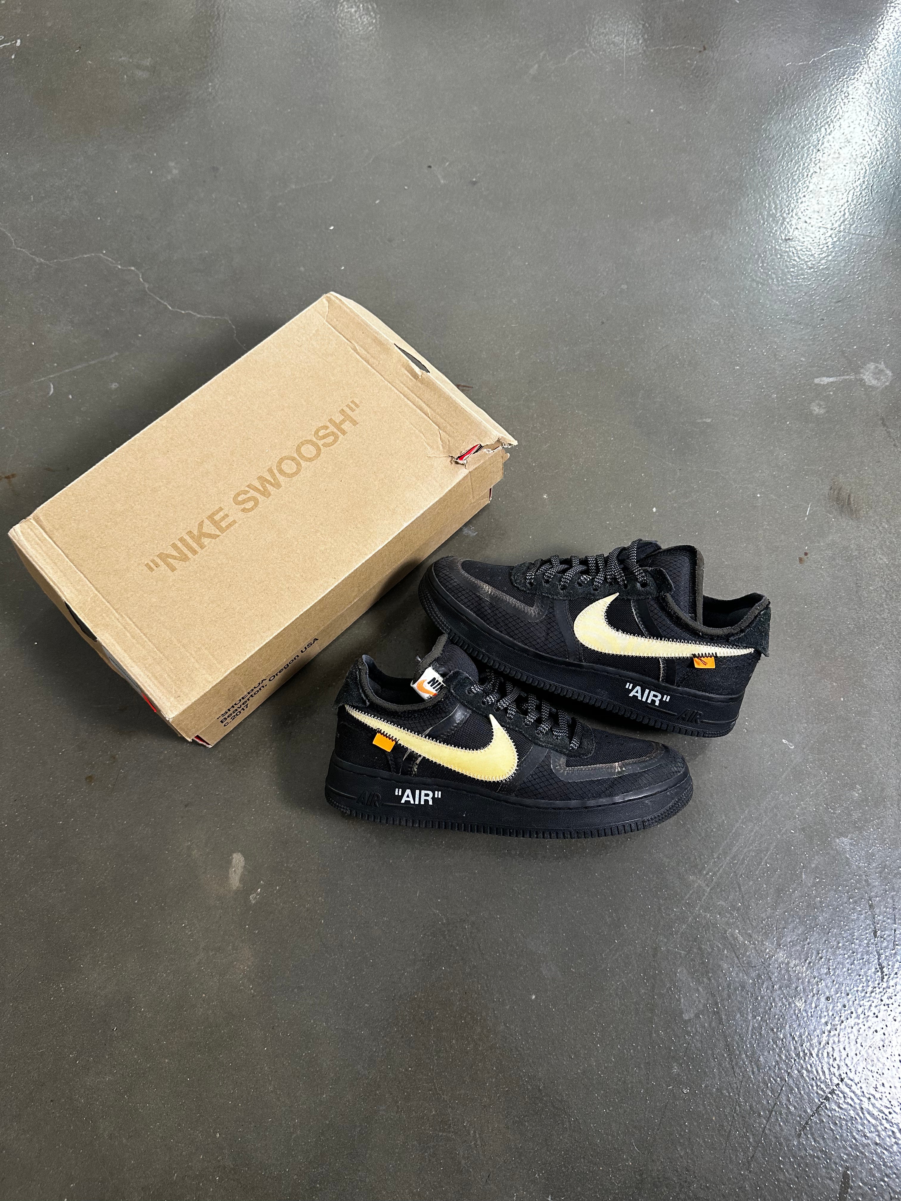 OFF WHITE BLACK AF1 (7)