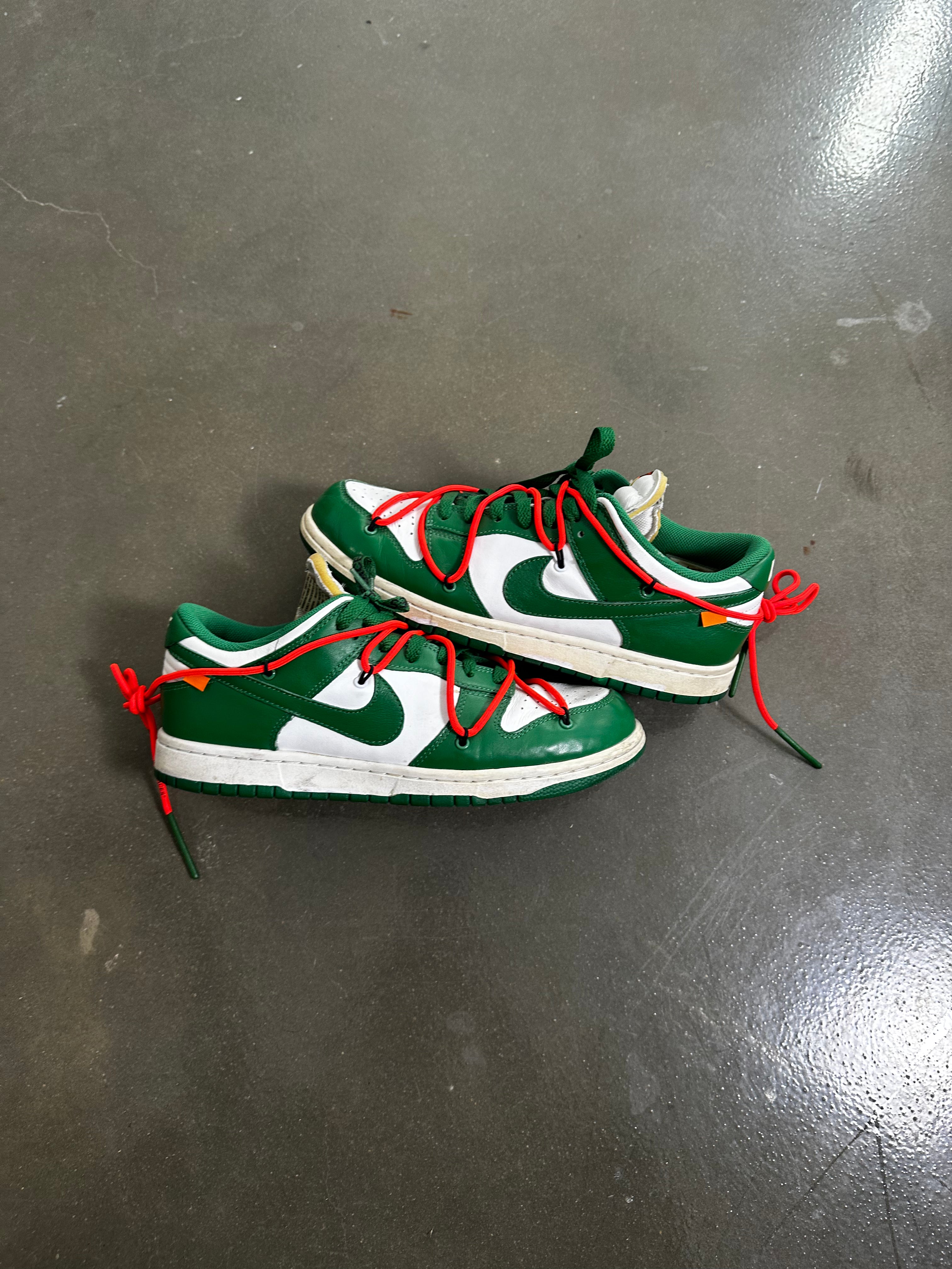 OW PINE GREEN DUNK LOW (10)